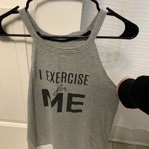 Exercise tank top
